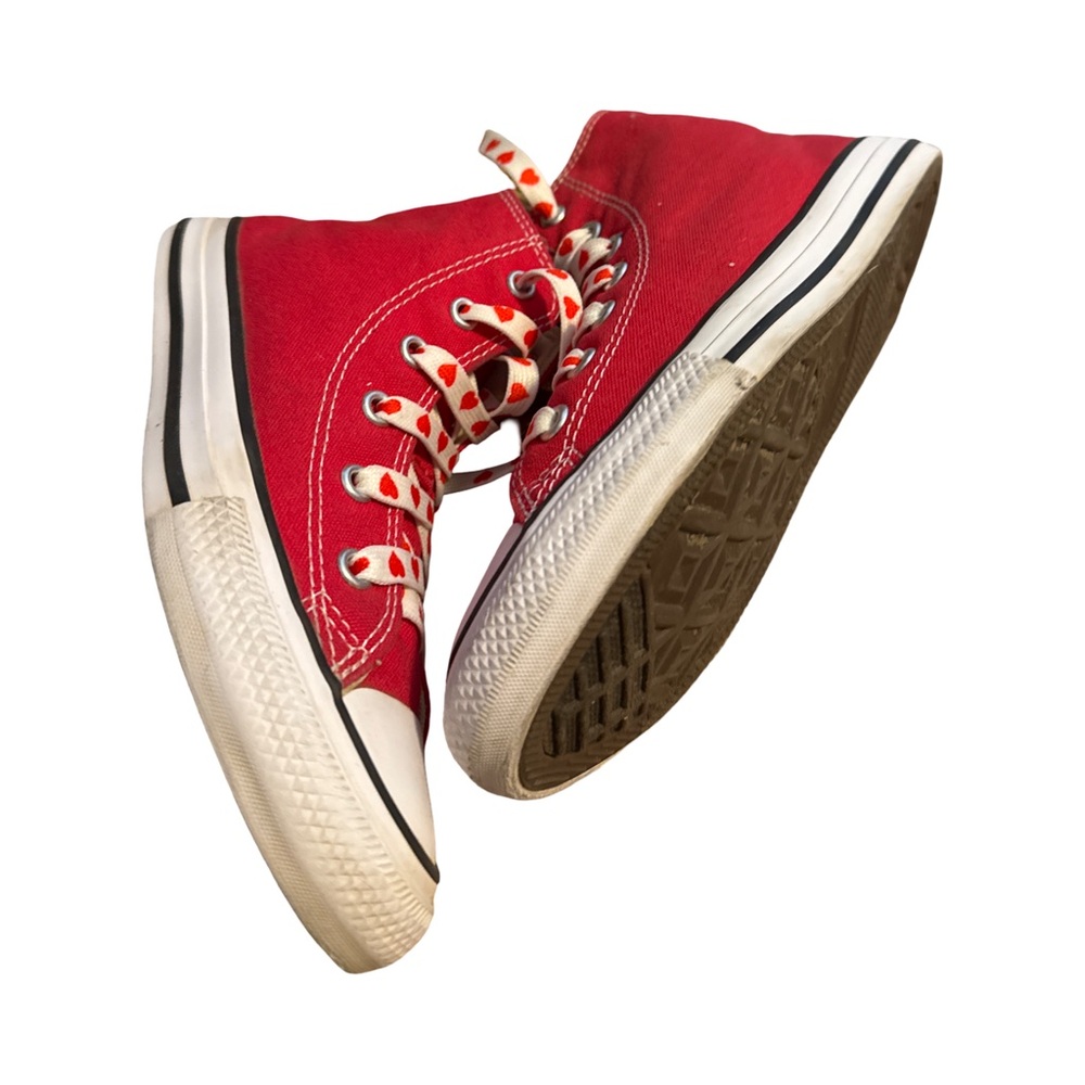 Converse Red High-Top Sneakers